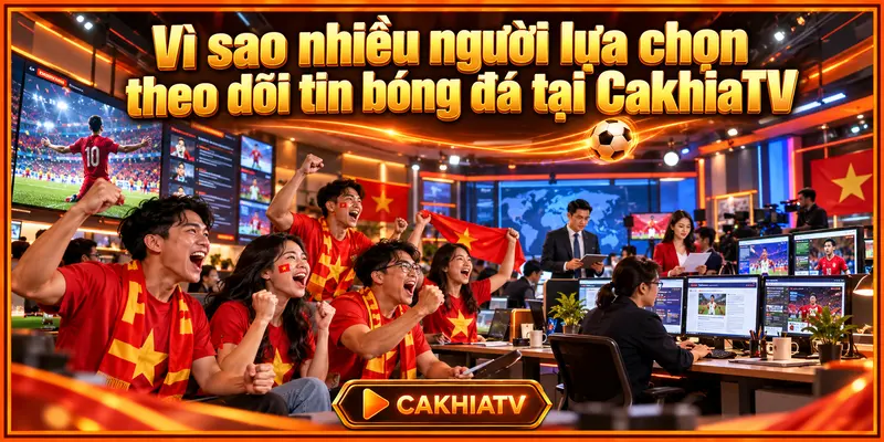 Vì sao nhiều người lựa chọn theo dõi tin bóng đá tại CakhiaTV