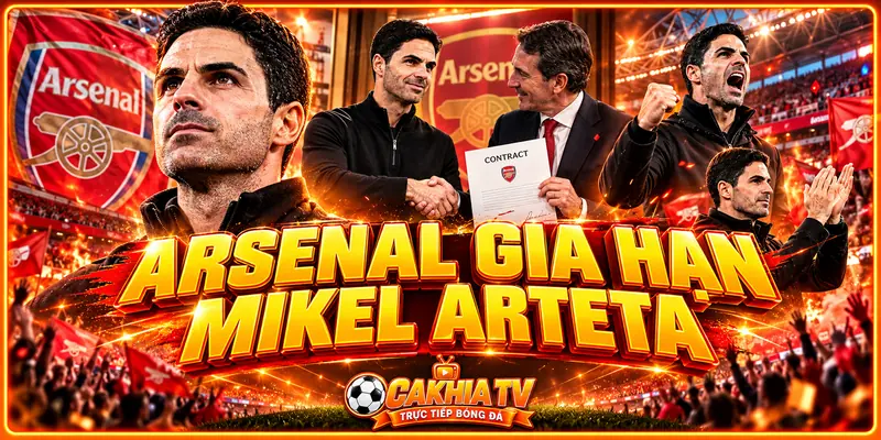 Arsenal gia hạn Mikel Arteta trở thành ưu tiên tại Emirates
