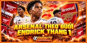 Arsenal theo đuổi Endrick trước kỳ chuyển nhượng tháng 1