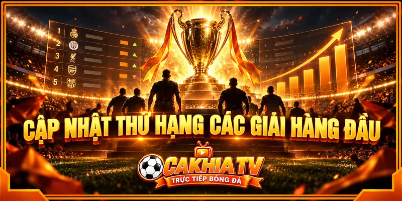 Bảng xếp hạng bóng đá tại CakhiaTV giúp người hâm mộ theo dõi điều gì Bảng xếp hạng bóng đá tại CakhiaTV giúp người hâm mộ theo dõi điều gì