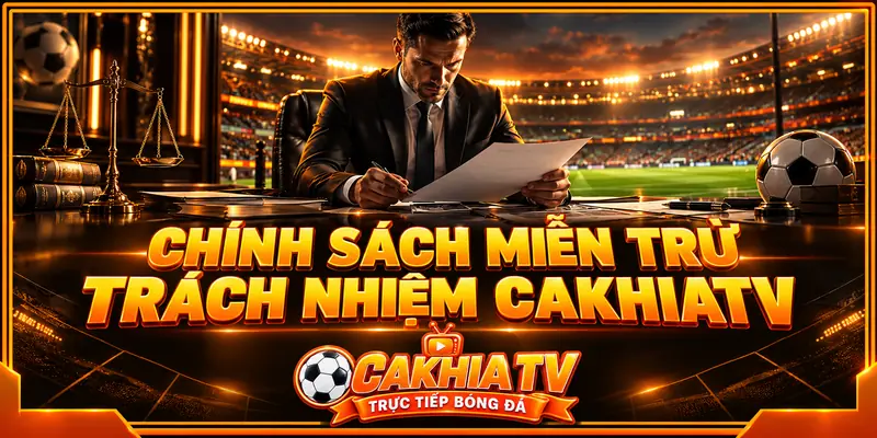 Miễn trừ trách nhiệm đối với nội dung thông tin trên CakhiaTV