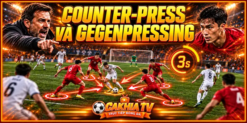 Counter Press và Gegenpressing có giống nhau không