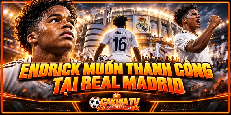 Endrick vẫn muốn thành công tại Real Madrid