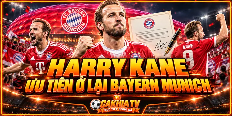 Harry Kane ưu tiên ở lại Bayern Munich vì điều gì
