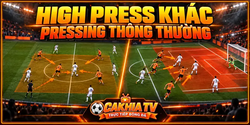High Press khác Pressing thông thường như thế nào