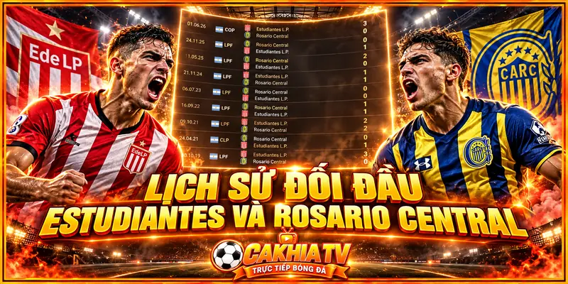 Lịch sử đối đầu Estudiantes và Rosario Central Lịch sử đối đầu Estudiantes và Rosario Central