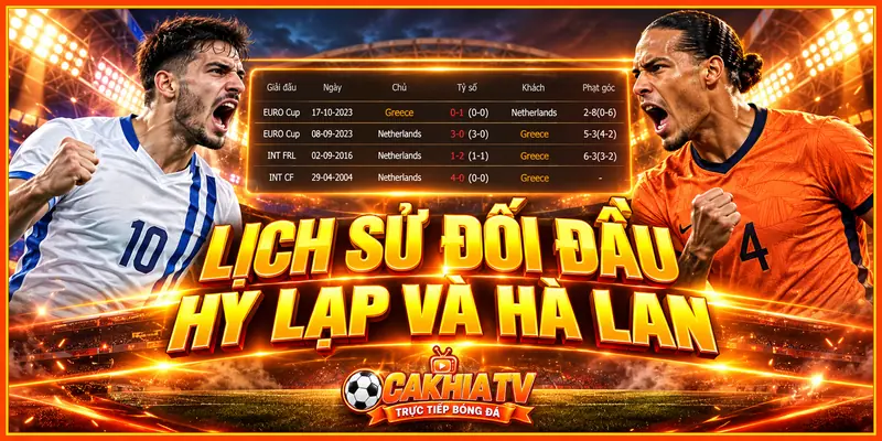 Lịch sử đối đầu Hy Lạp và Hà Lan Lịch sử đối đầu Hy Lạp và Hà Lan