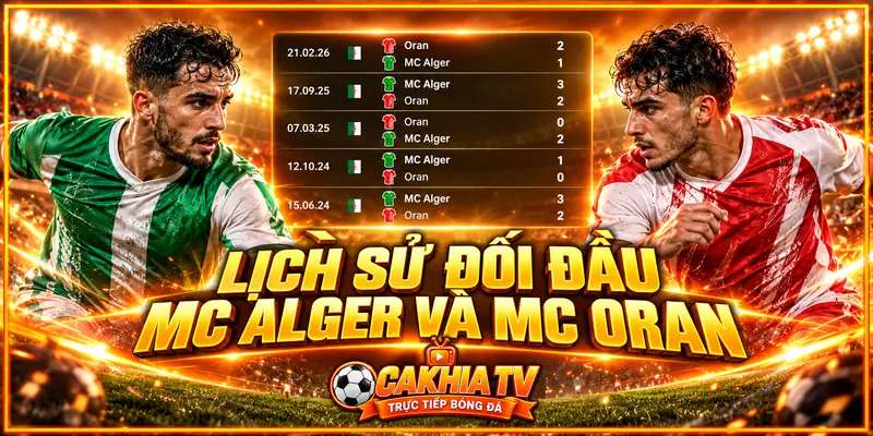 Lịch sử đối đầu MC Alger và MC Oran Lịch sử đối đầu MC Alger và MC Oran