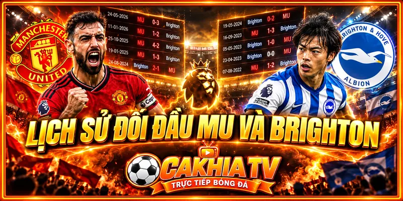 Lịch sử đối đầu MU và Brighton