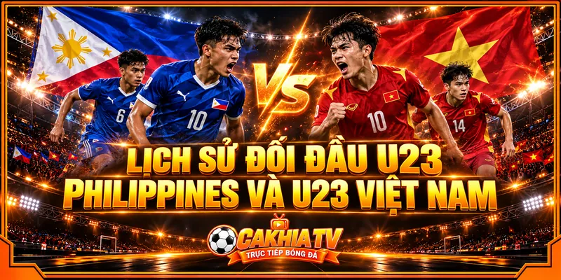 Lịch sử đối đầu U23 Philippines và U23 Việt Nam