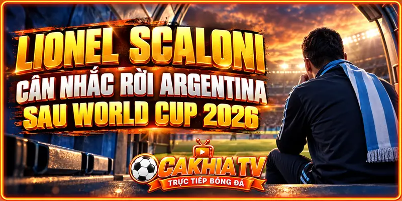 Lionel Scaloni cân nhắc rời Argentina sau World Cup 2026