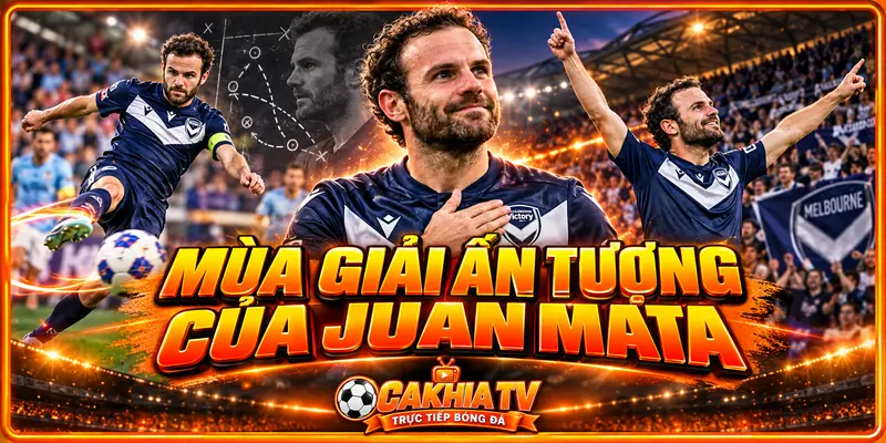 Juan Mata có mùa giải ấn tượng tại Australia