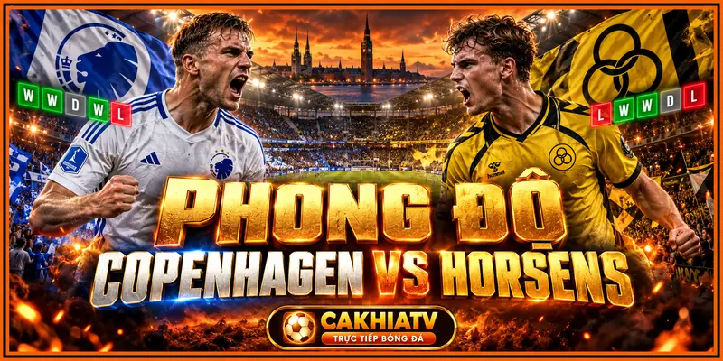 Phong độ Copenhagen và Horsens Phong độ Copenhagen và Horsens
