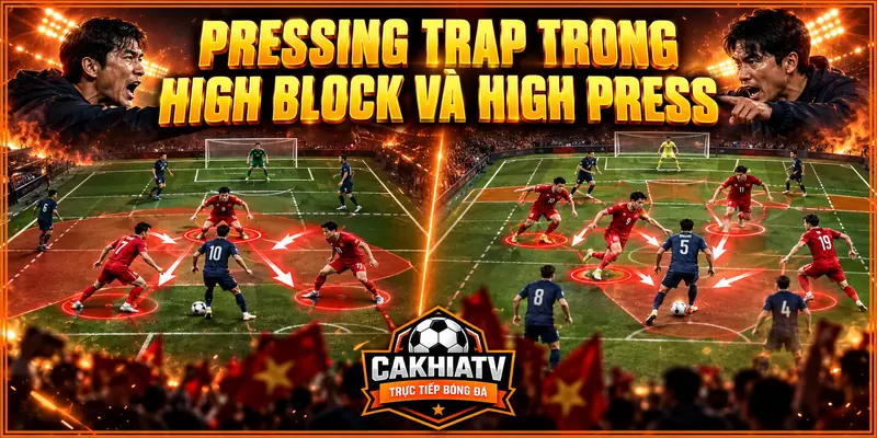 Pressing Trap trong High Block và High Press