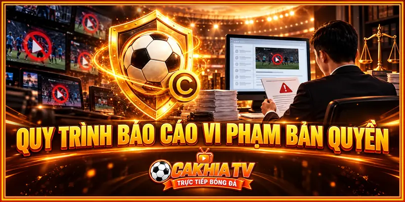 Quy trình tiếp nhận yêu cầu liên quan đến bản quyền