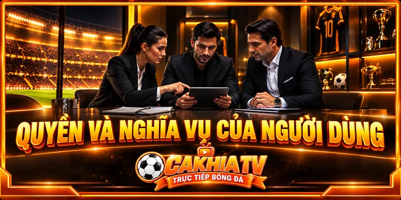 Quyền và trách nhiệm của người dùng khi truy cập Cakhia TV