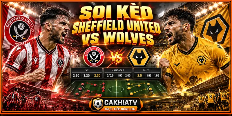 Soi kèo Sheffield United vs Wolves trước giờ bóng lăn