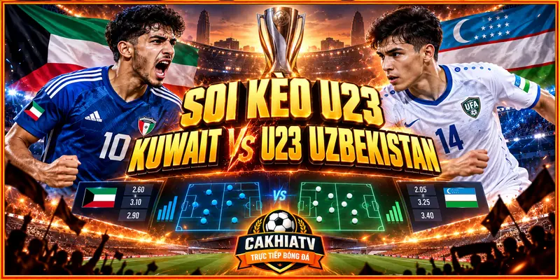Soi kèo nhà cái hôm nay trận U23 Kuwait vs U23 Uzbekistan