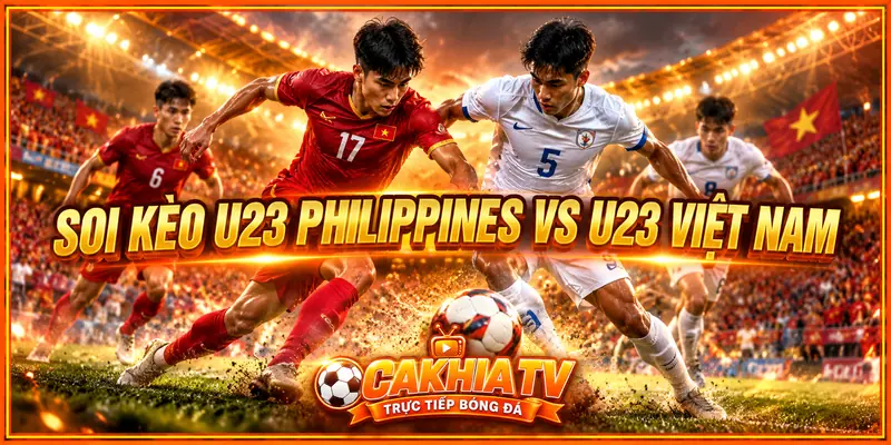 Soi tỷ lệ kèo trận U23 Philippines vs U23 Việt Nam