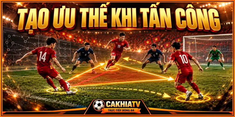 Tạo ưu thế là nguyên tắc quan trọng khi tấn công